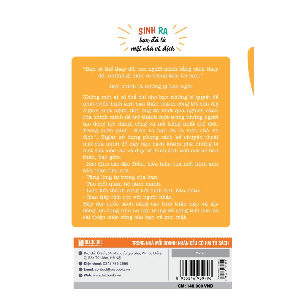 Sách - Sinh Ra Bạn Đã Là Nhà Vô Địch