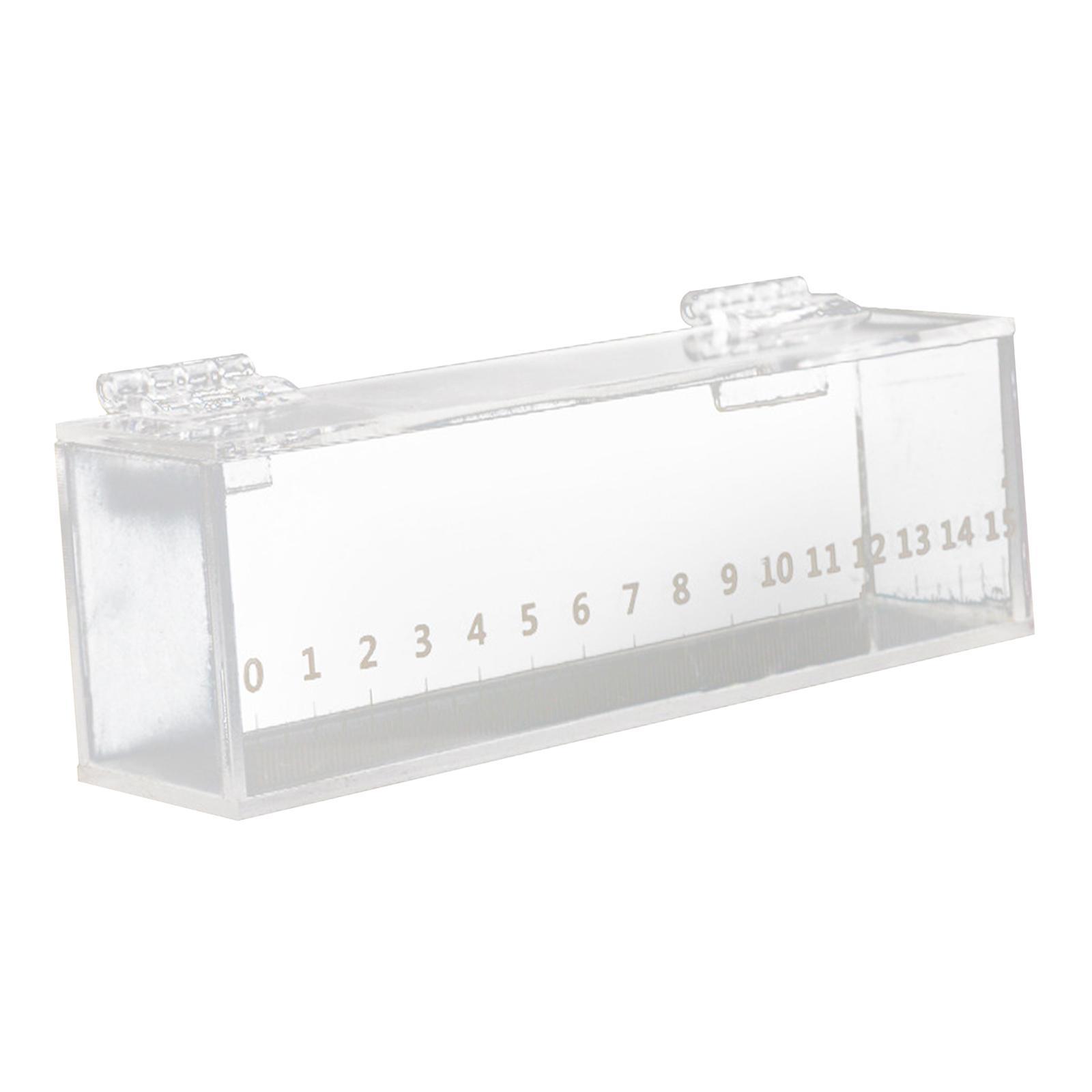 Fish Viewing Box Acrylic Small Holder Mini Aquarium Clear Fishing Photo Tank