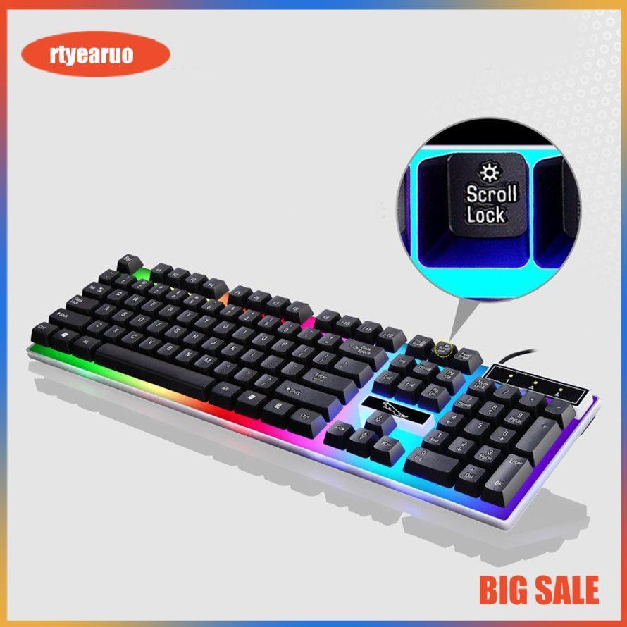 Bàn phím giả cơ chuyên game cao cấp g21 led 7 màu