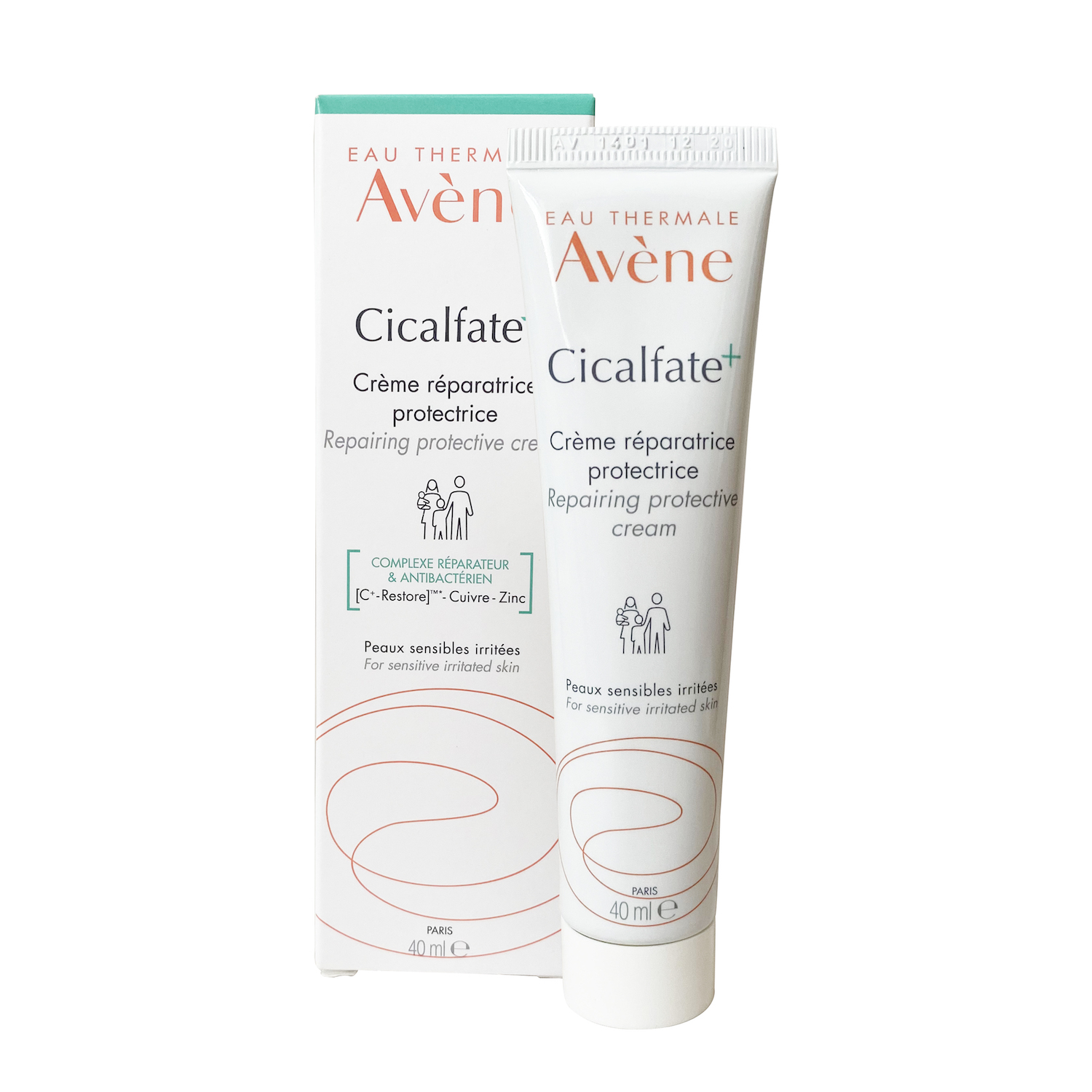 Kem dưỡng hỗ trợ làm lành da, ngừa nhiễm khuẩn avène cicalfate repair cream 40ml