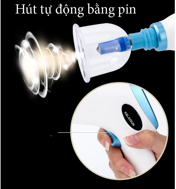 Bộ giác hơi chân không điện tử hút tự đông D977