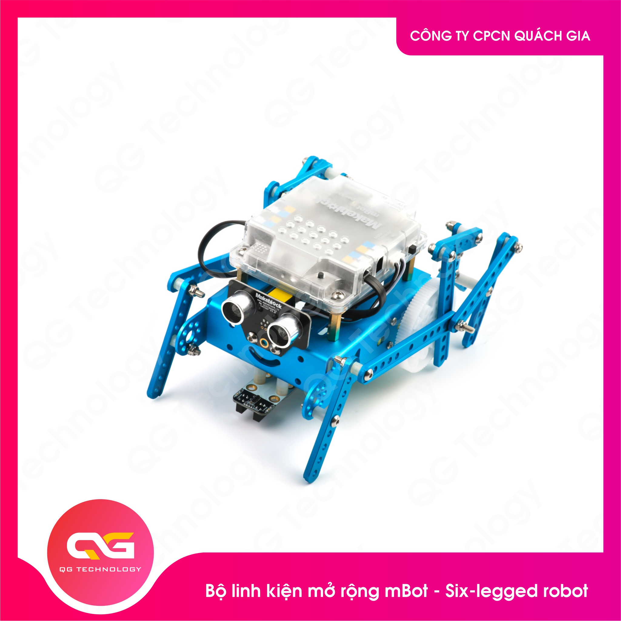 mBot Add-On Pack-Six-legged Robot 98050- Bộ chân 6 càng lắp thêm với Mbot hàng nhập khẩu chính hãng