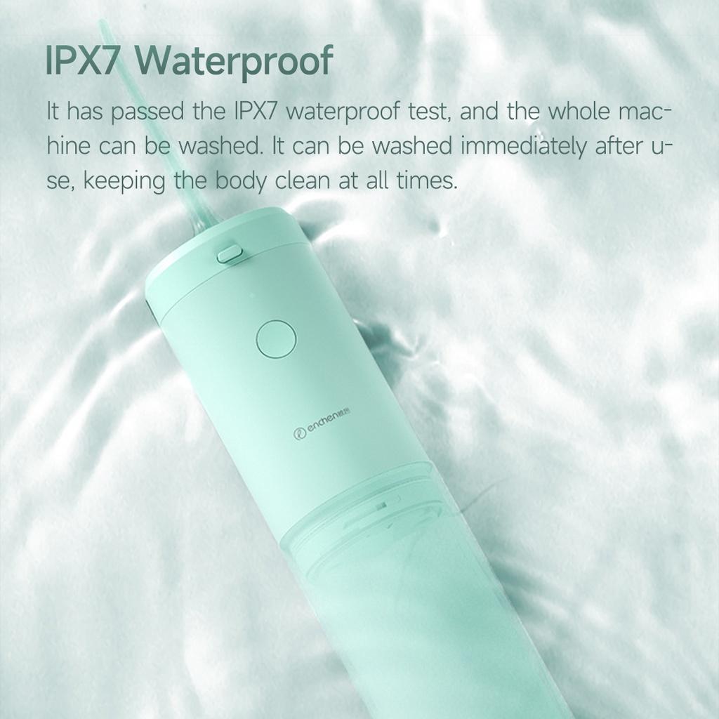 Máy Phun Nước Răng Miệng 3 Chế Độ 140ml 3 Chế Độ IPX7 1900rpm USB Kèm 3 Đầu Đánh Lửa