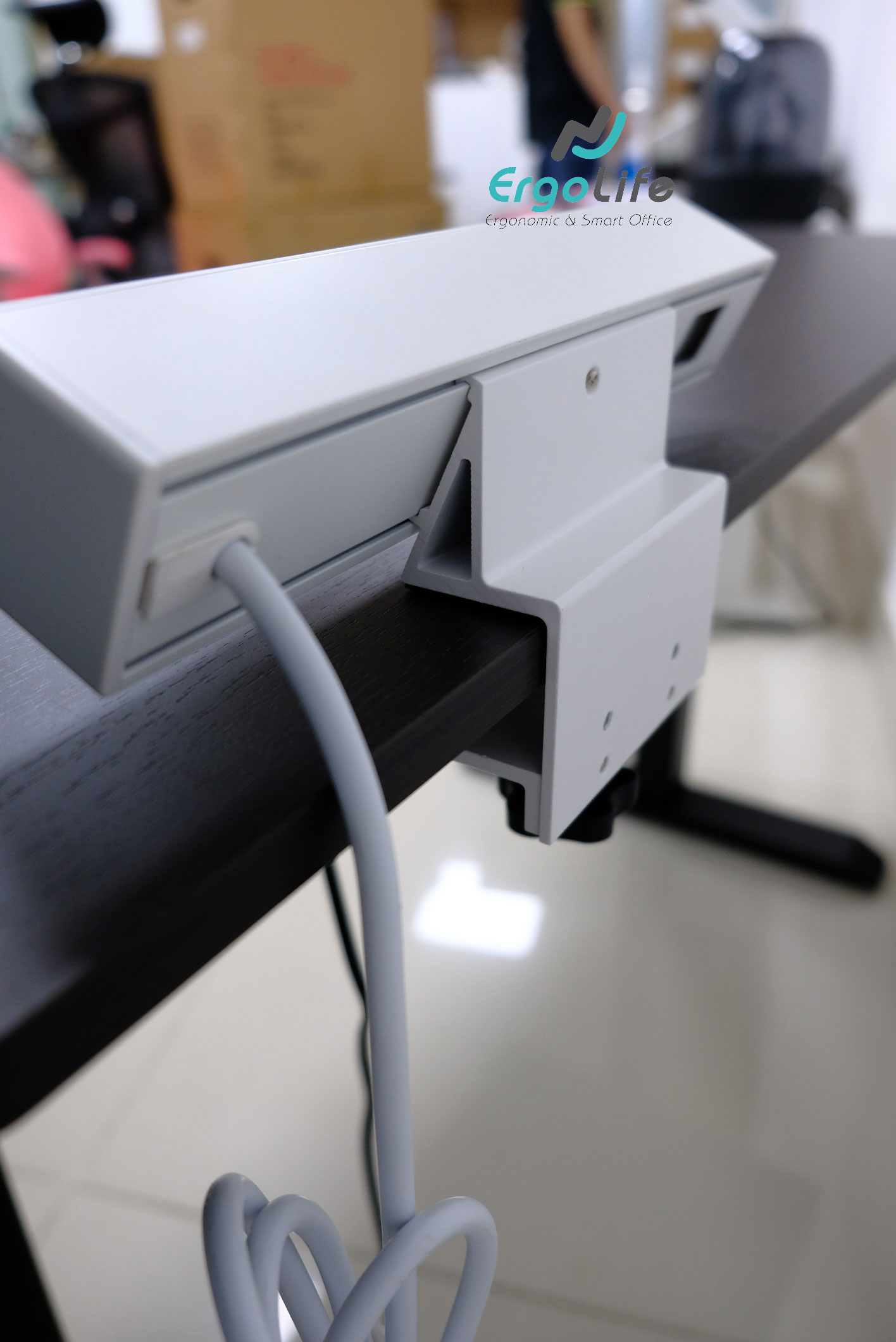 Ổ Cắm Điện Đa Năng Tích Hợp Cổng Sạc USB A Cổng LAN Cat 6 Cat 3 Dây Nguồn 2m Cao Cấp