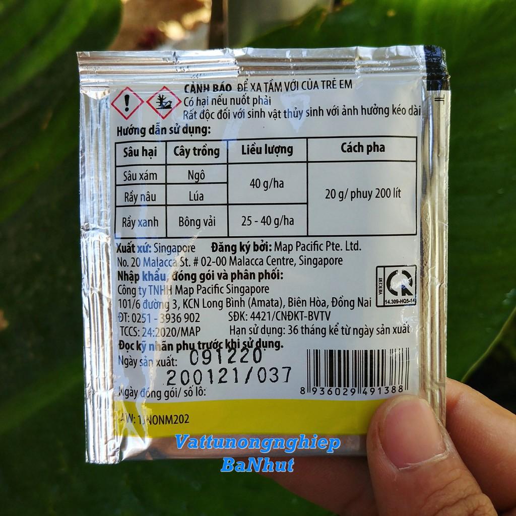 Đặc Trừ Rầy Nâu Sâu Xanh MAP JONO 700WP Gói 4G