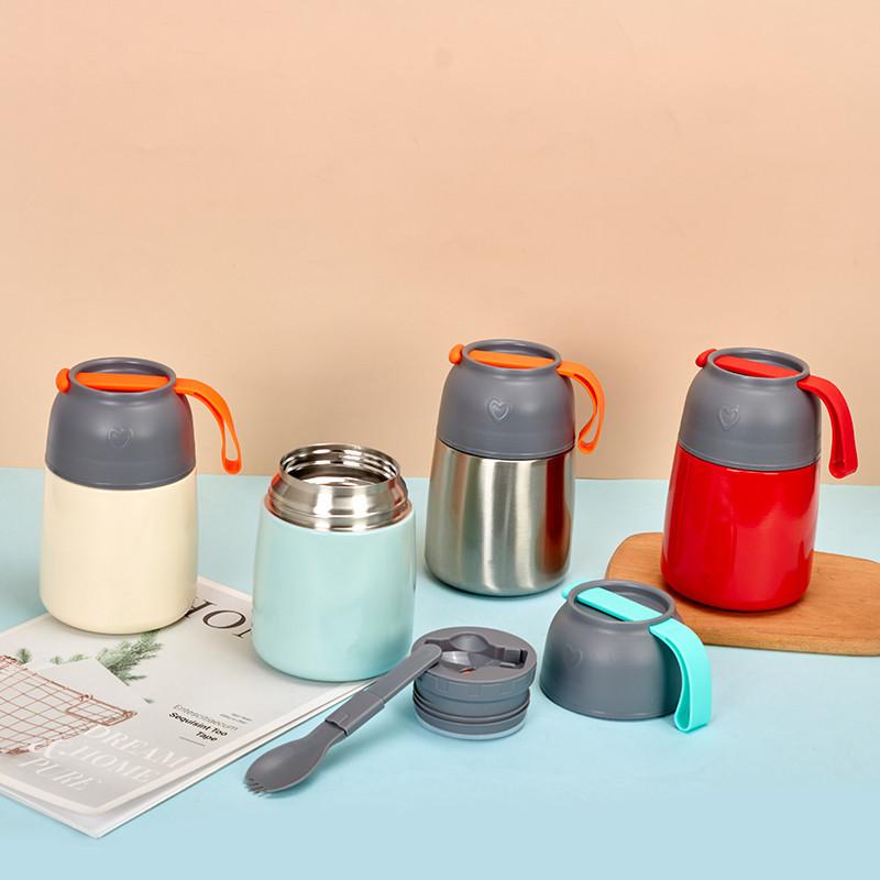 Hộp đựng nhiệt cao cấp 650 ml, hộp đựng thức ăn chất lượng cao, thép không gỉ, hộp đựng nhiệt