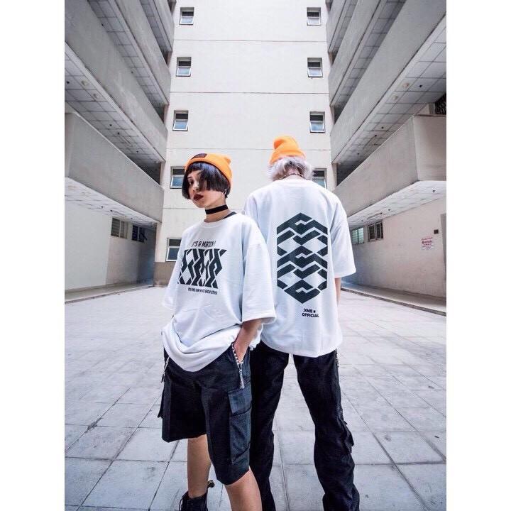 Áo thun tay lỡ unisex form rộng