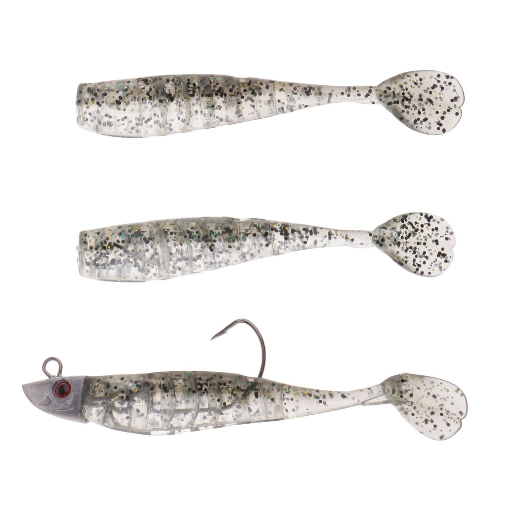 Ultra Shad Jig Head Paddle Tail Swimbait Soft Fishing Lure Bait