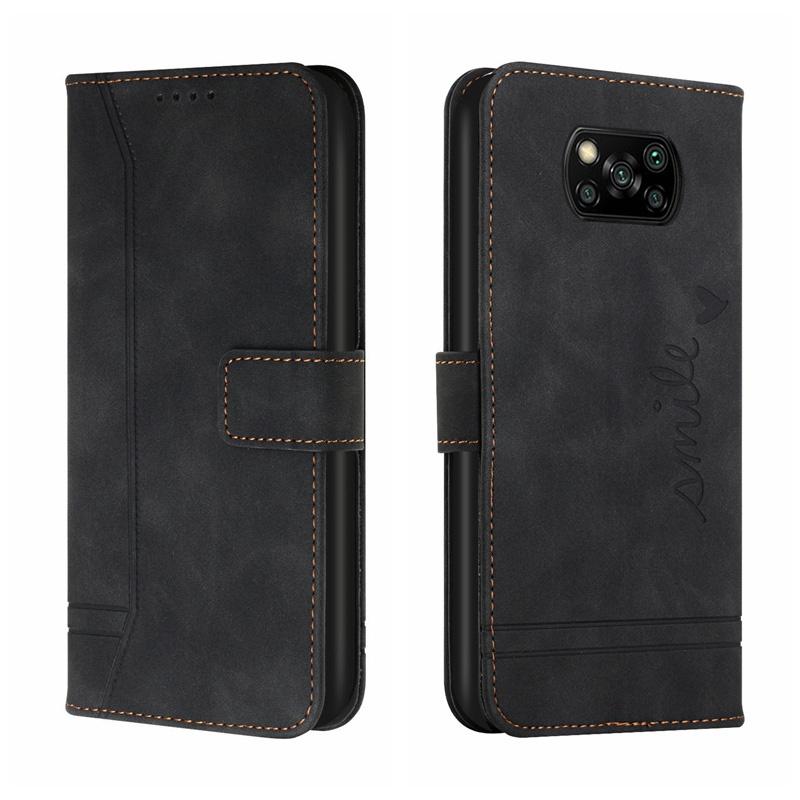Ốp điện thoại da nắp lật kiểu ví cho Xiaomi Poco M3 X3 GT F3 GT X3 NFC Note 10 Lite Note 10 Pro