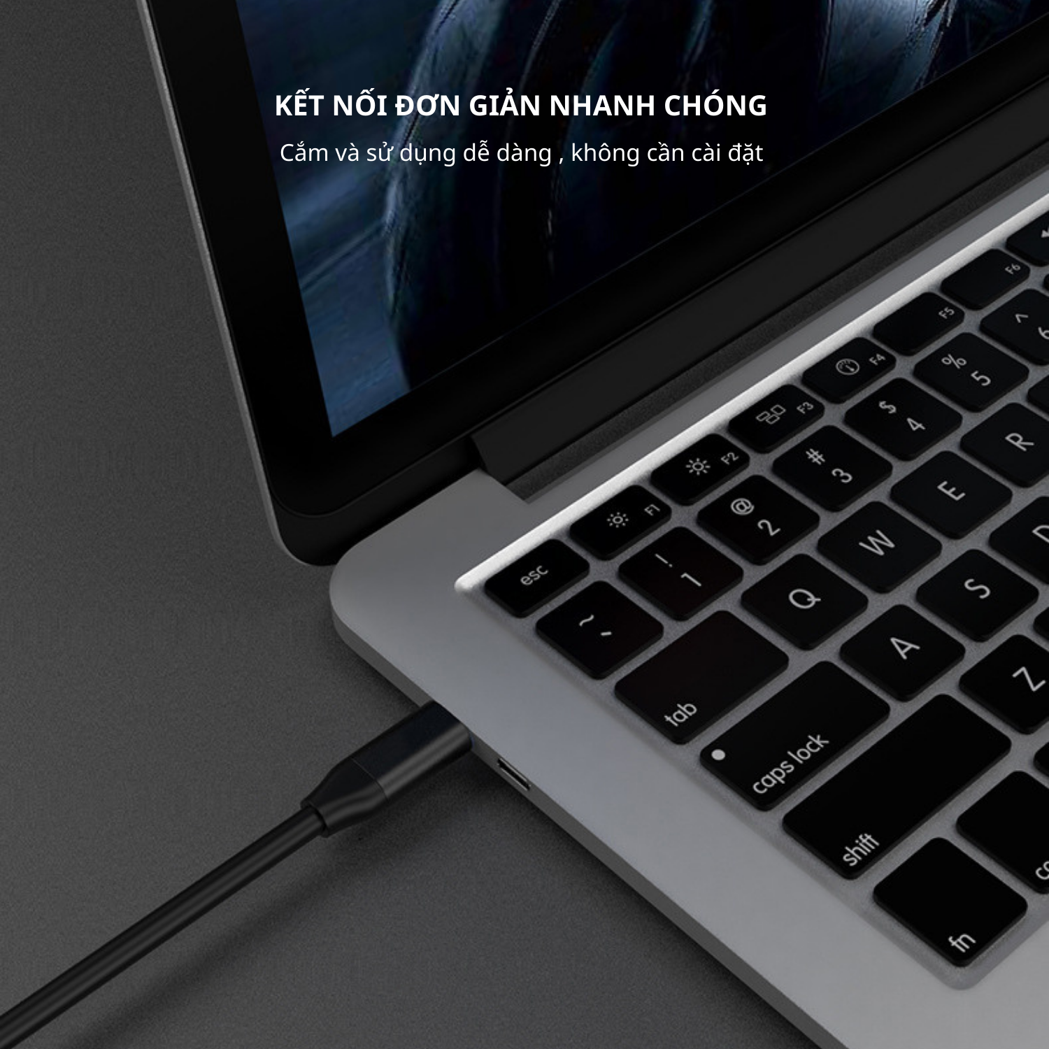 Dây Cáp Type C To HDMI 4K 60Hz Thunderbolt 3 Dài 1.8M - Hàng Chính Hãng Tamayoko