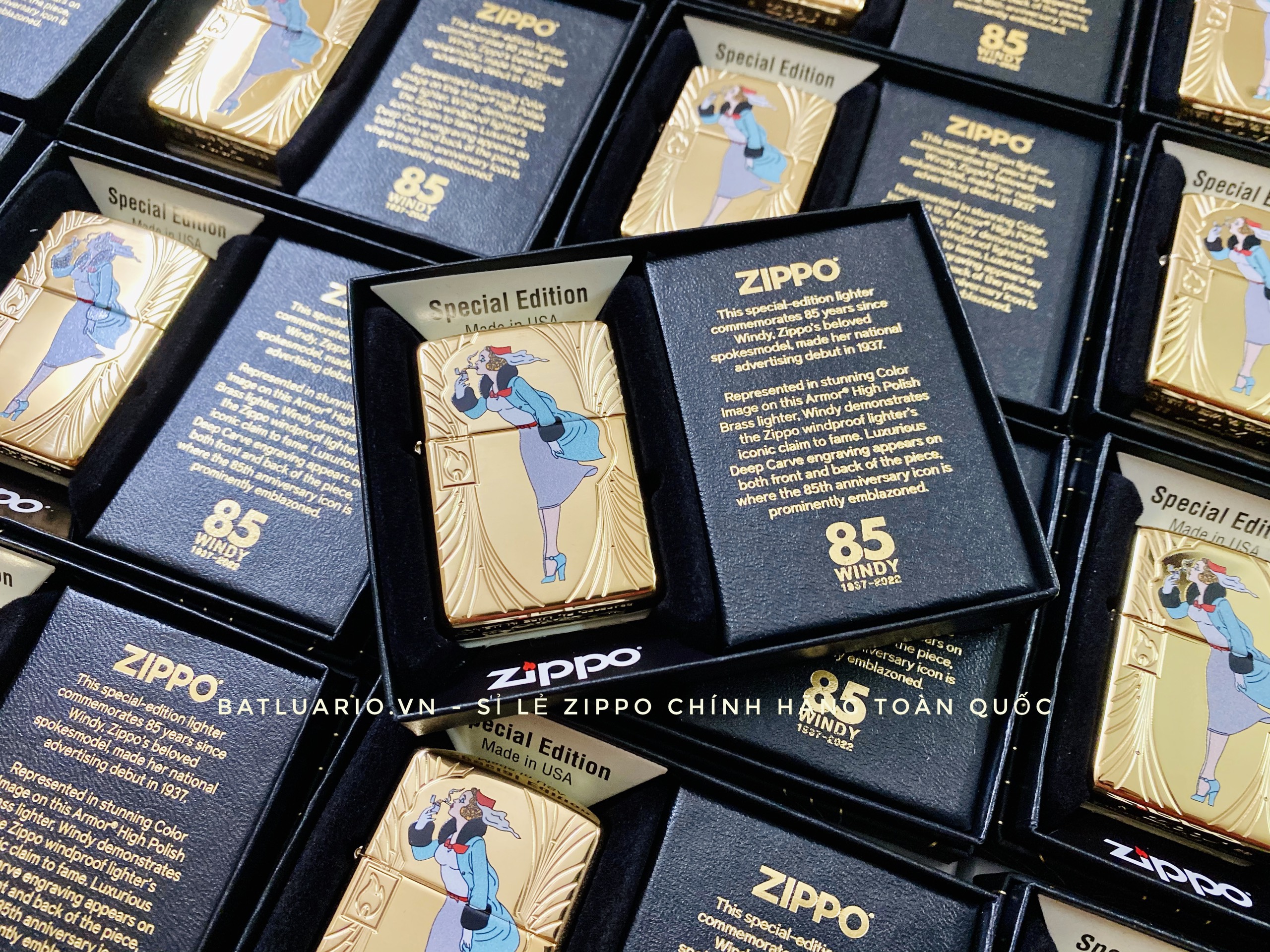 Bật Lửa Zippo 48413 – Zippo Windy 85th Anniversary Collectible