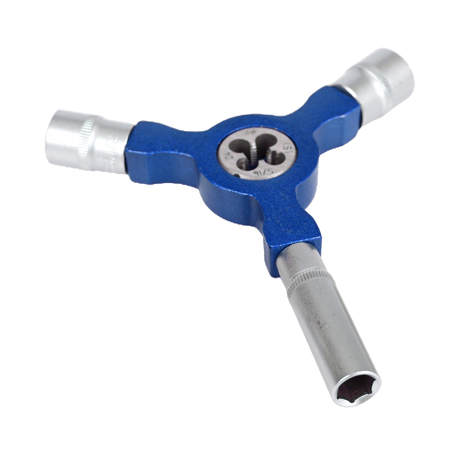 Skateboard Tools Skate Y Tool Multi Skate Wheels Roller Repair Wrench Blue