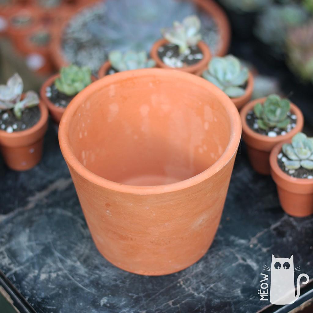 Chậu đất nung Ly trung 13x11 | Chậu trồng cây, sen đá, xương rồng