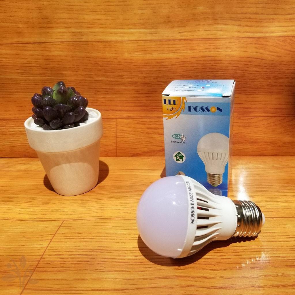 Bóng đèn LED 5W Posson LB-E5x bup tròn tiết kiệm điện