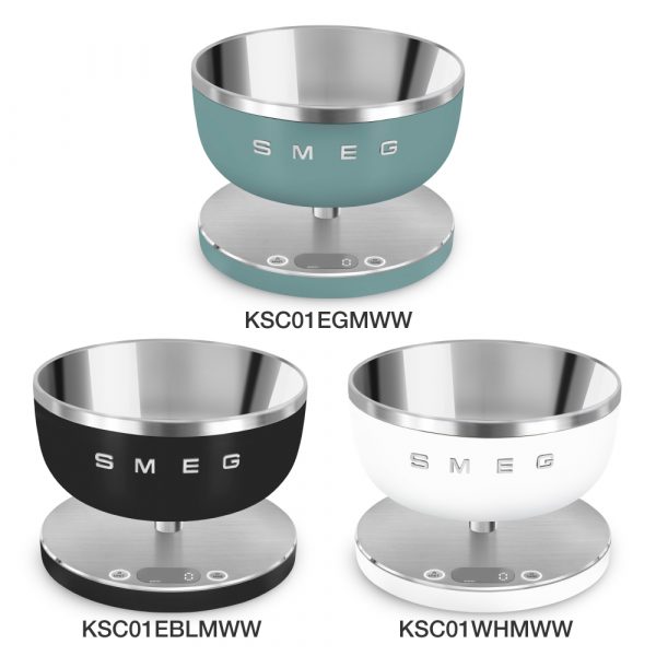 Cân Tiểu Ly Điện Tử Smeg KSC01WHMWW Tối Đa 5kg Màu Trắng Hàng chính hãng