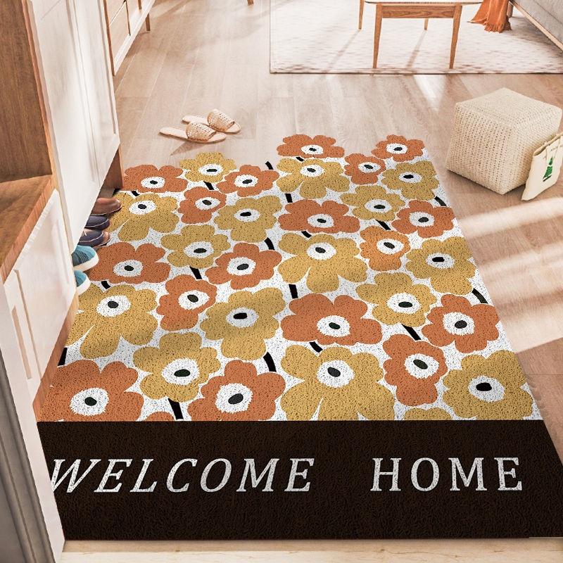 Thảm trải sàn Thảm lót cửa ra vào/ lối vào/ lối đi chống trượt bằng lụa tiện dụng cho gia đình