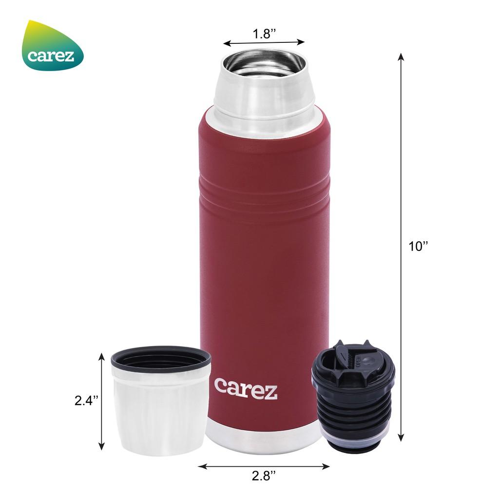 Bình giữ nhiệt Carez Back to Basic 500ML VFC556SR-500ml - màu đỏ Cherry , Inox 304, Không chứa BPA, Hàng chính hãng