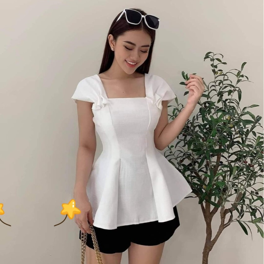 Áo peplum vai nhún (có ảnh thật)