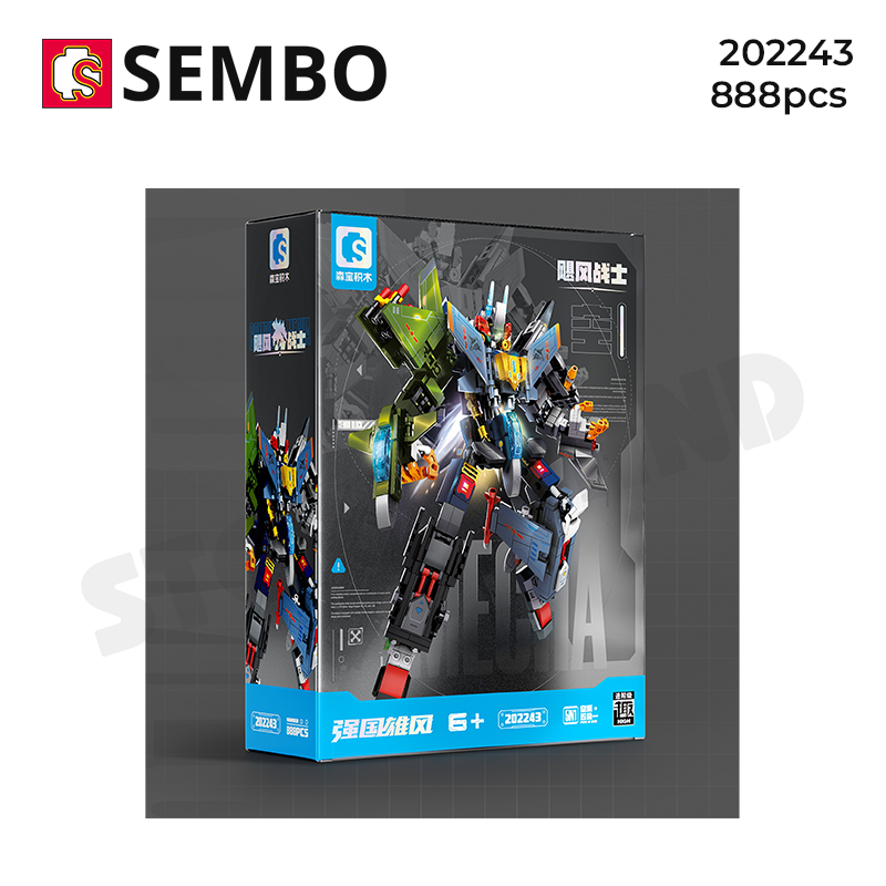Đồ Chơi Lắp Ráp Mô Hình Kết Hợp Air Force Mecha Robot 5 in 1 - SEMBO 202243