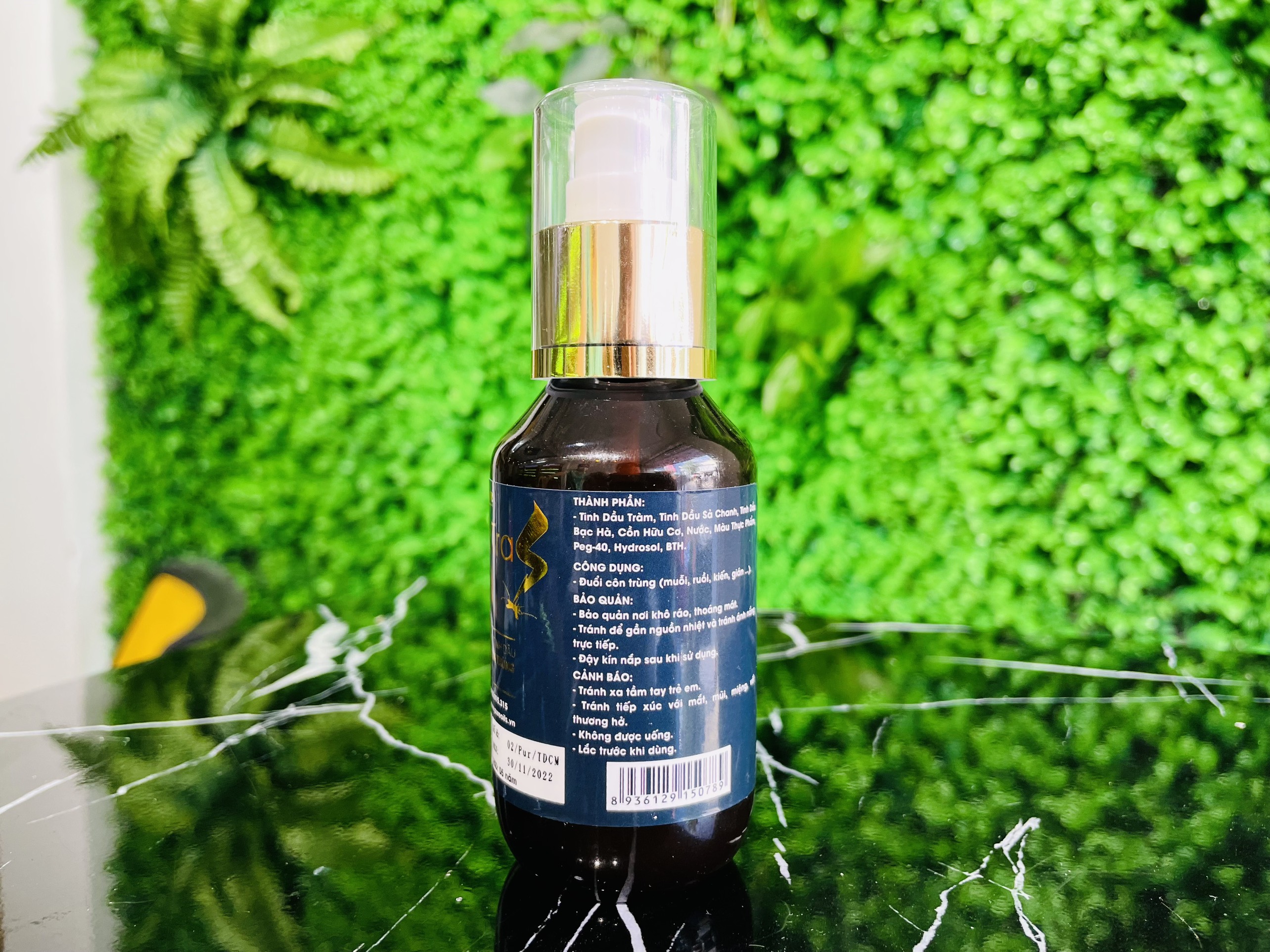Hợp Chất Tinh Dầu Chống Côn Trùng SaTras - Giúp đuổi muỗi, ruồi, kiến, gián -  Tinh dầu thiên nhiên, an toàn cho sức khỏe gia đình  100ml