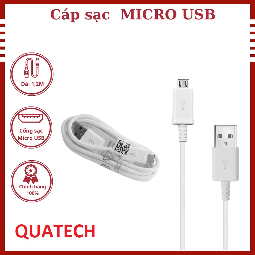 Dây Cáp Sạc Micro USB Dành Cho Samsung, OPPO- Hàng Nhập khẩu
