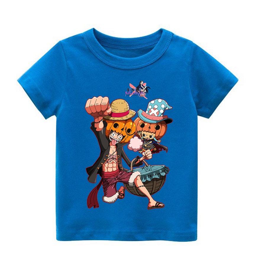 Áo thun trẻ em one piece luffy Có size người lớn, King Cotton