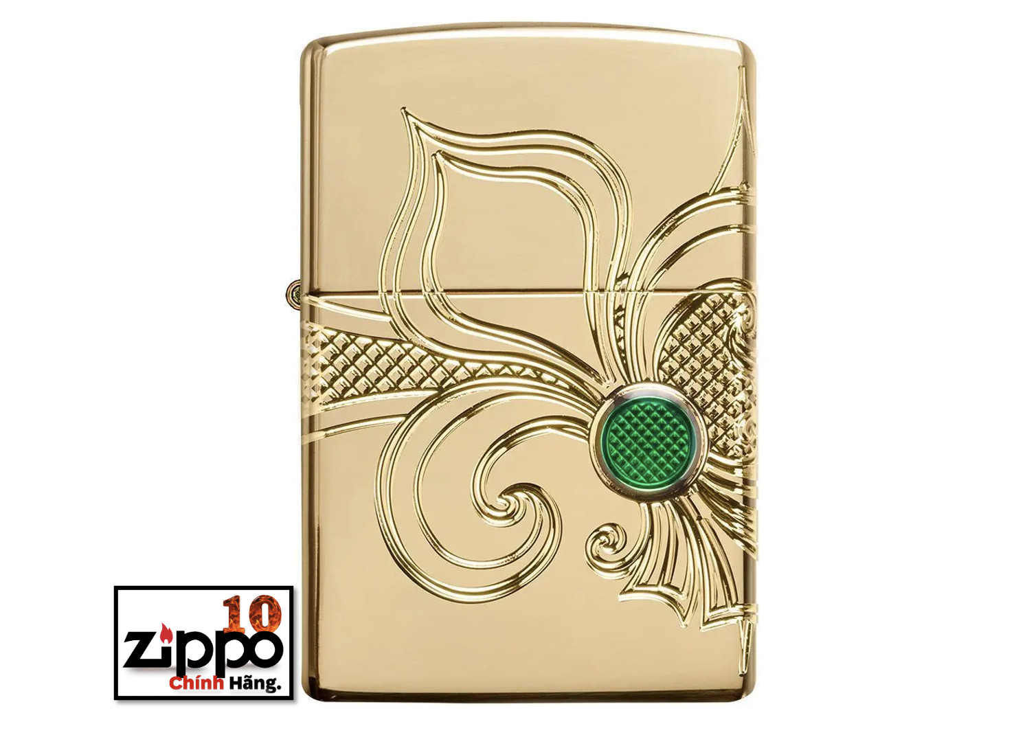 Bật lửa ZIPPO 49108 Armor Fleur-de-lis Design - Chính hãng 100%