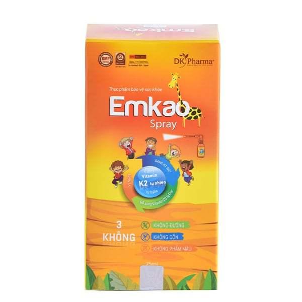 Emkao Spray Vitamin K3 D2 250ml Dạng Xịt Tiện Dụng