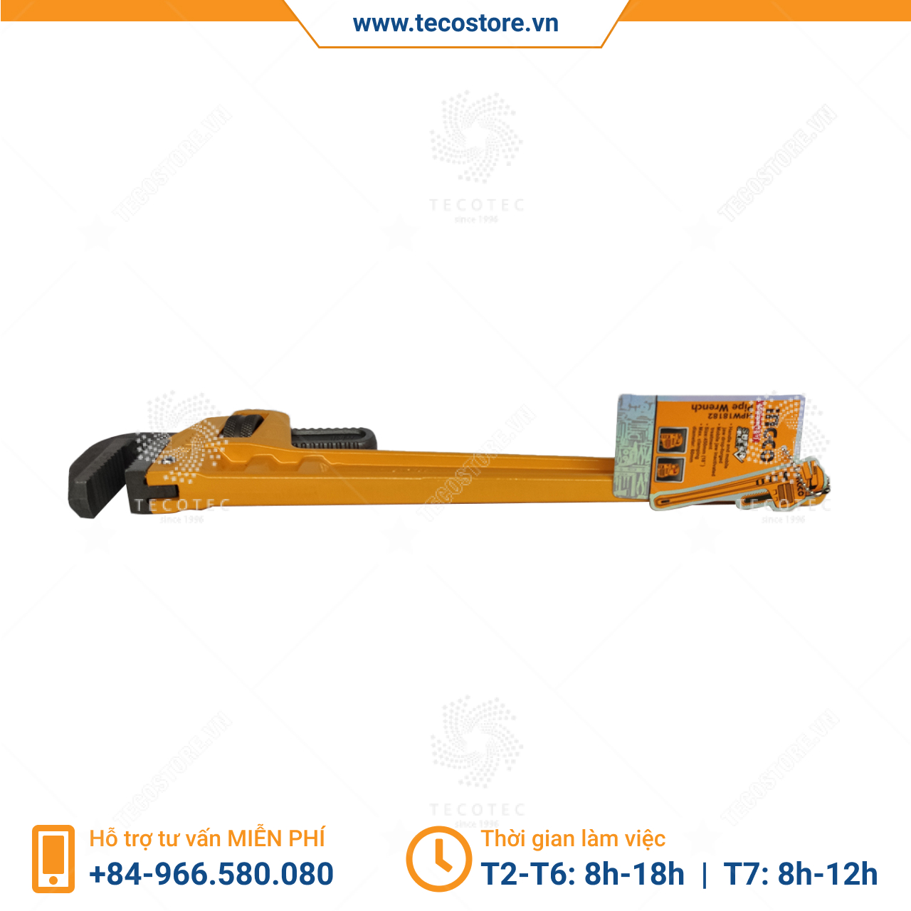 Mỏ lết mở ống INGCO HPW18182