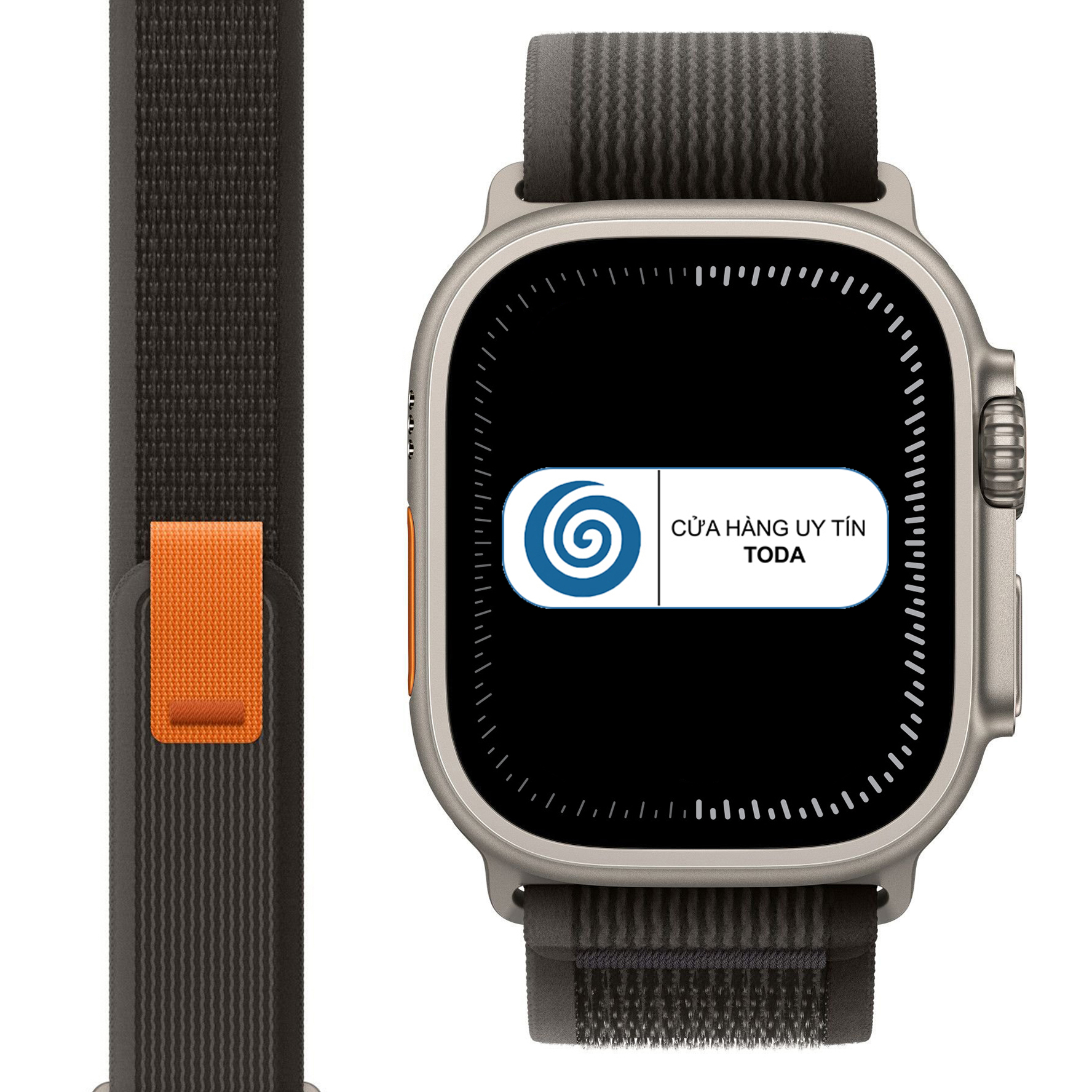 Dây Đeo Bện Nylon Loop cho Apple Watch Series Apple Watch Ultra 40mm/41mm/42mm &amp; 44mm/45mm/46mm/49mm - Hàng Chính Hãng