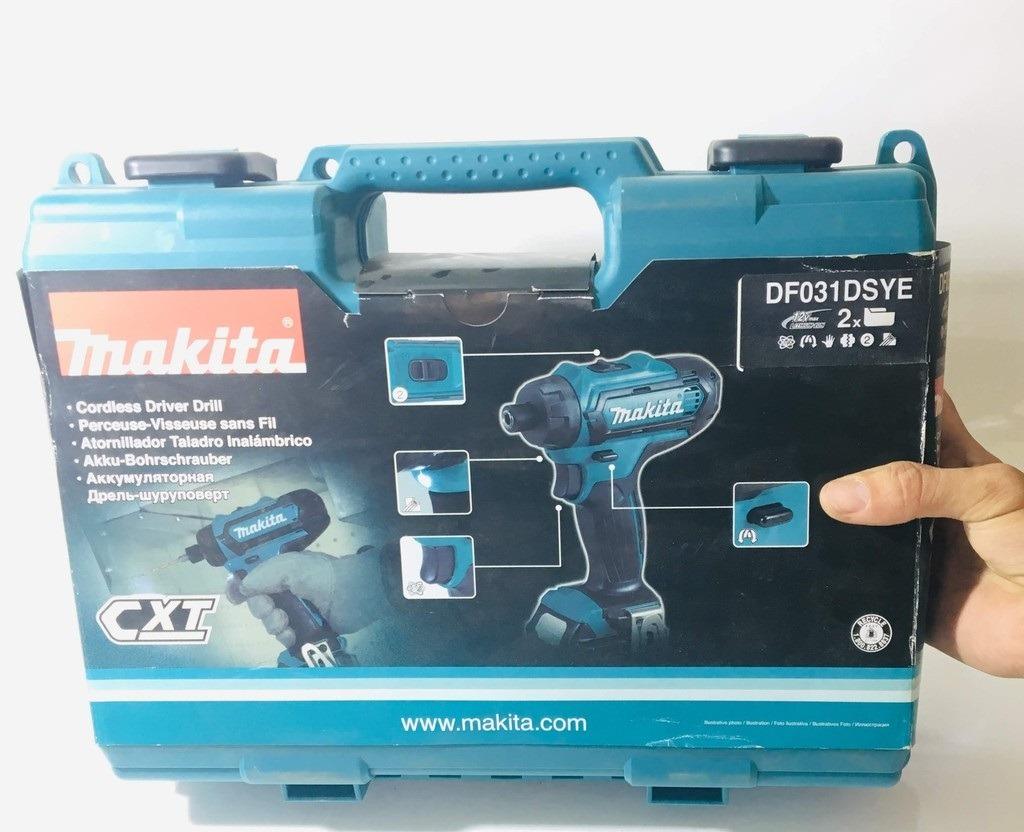 MÁY KHOAN VÀ VĂN VÍT DÙNG PIN 12V 170W MAKITA -DF031DSYE - HÀNG CHÍNH HÃNG