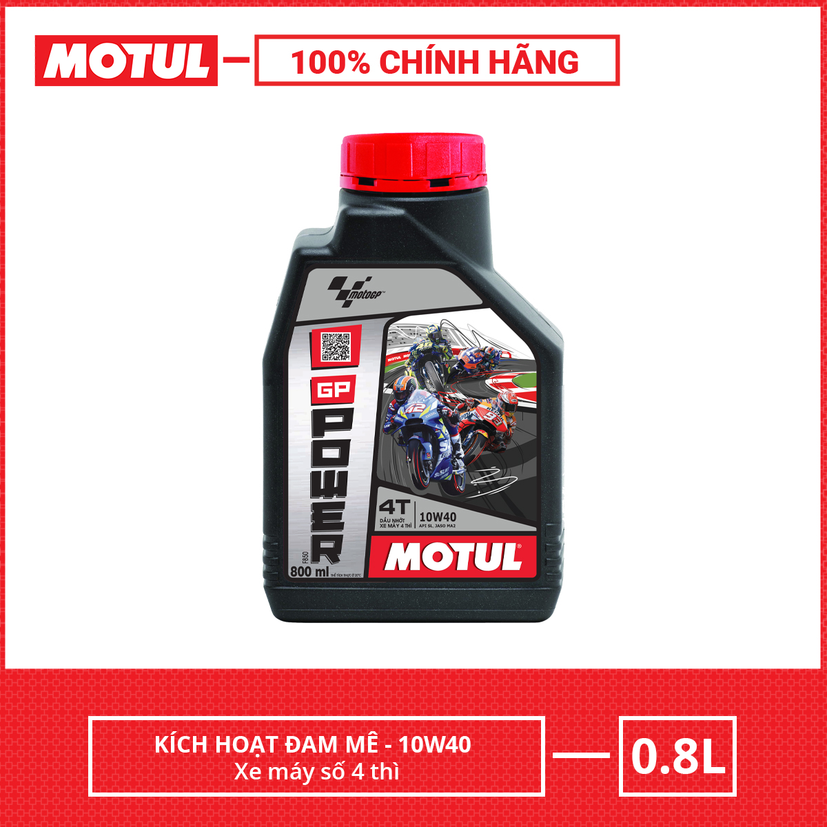 Dầu nhớt xe máy MOTUL GP POWER 4T 10W40