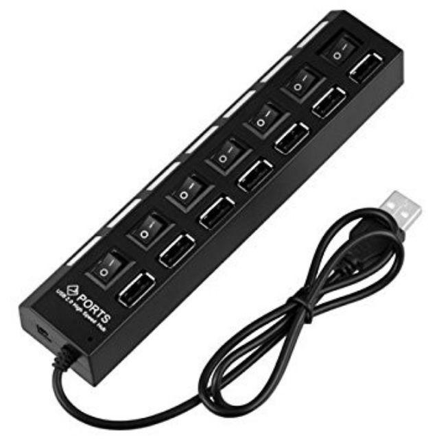 Bộ chia USB 2.0 ra 7 cổng - Hub USB 2.0 chất lượng tốt