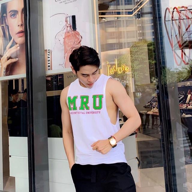 Áo thun tanktop ba lỗ MT.U chuẩn gym thun dày mịn