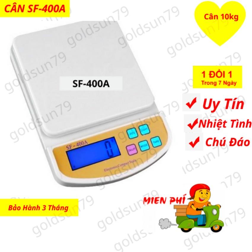 Cân điện tử nhà bếp dùng để cân nguyên liệu thực phẩm bàn nhỏ SF-400A-10kg dùng Sẵn Hàng