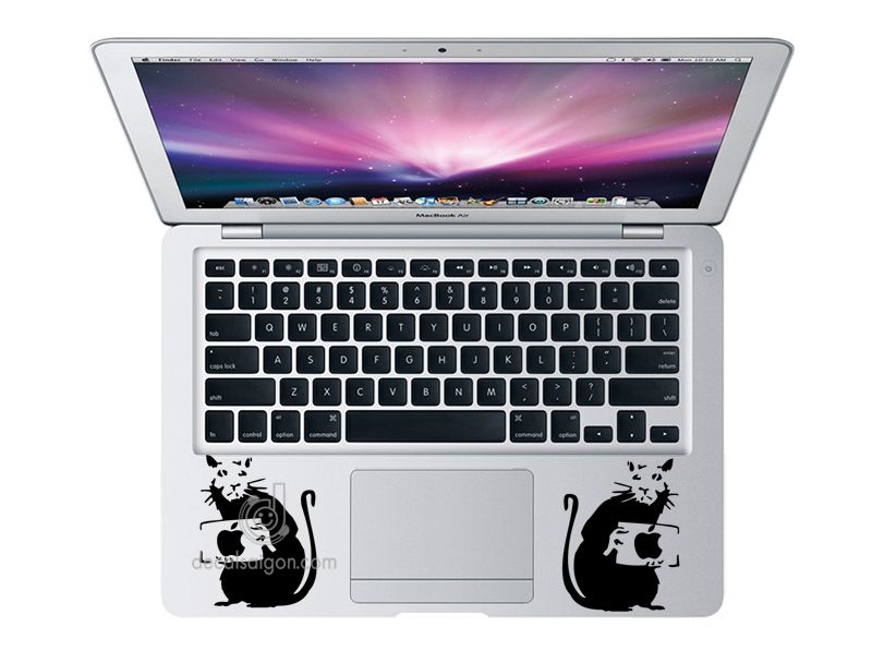 Mẫu Dán Decal Macbook - Nghệ Thuật Mac 22 cỡ 13 inch