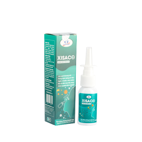COMBO PHÒNG DỊCH NGƯỜI LỚN - Dung dịch rửa mũi &amp; Xịt họng kháng khuẩn XISACO  bộ sản phẩm bảo vệ đường hô hấp chính hãng