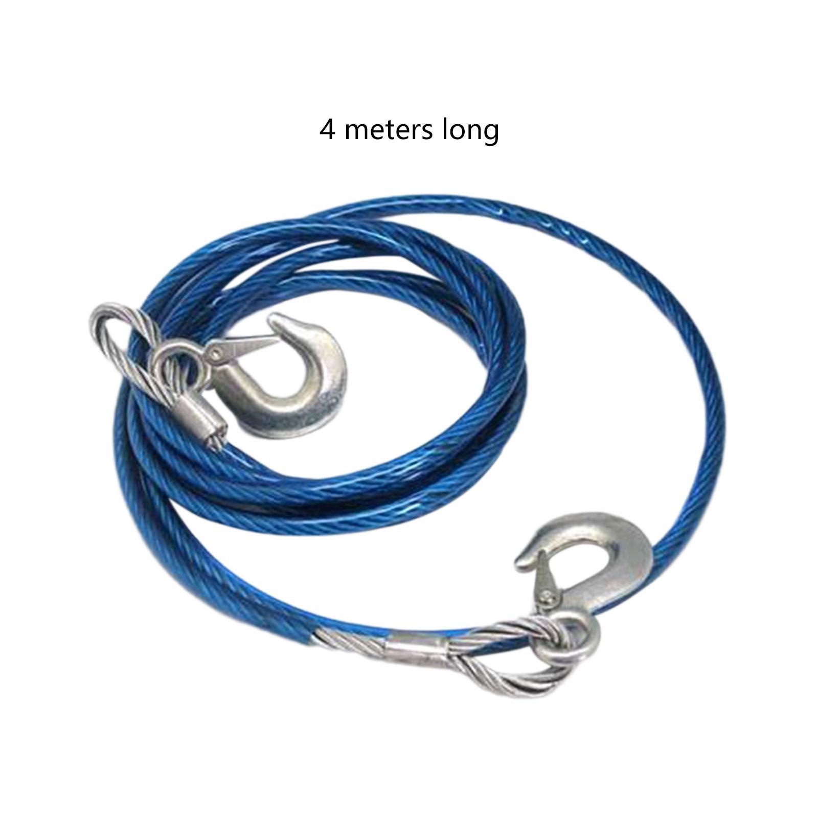 Trailer Rope Durable Heavy Duty Tow Strap with Hooks for Towing Hauling
