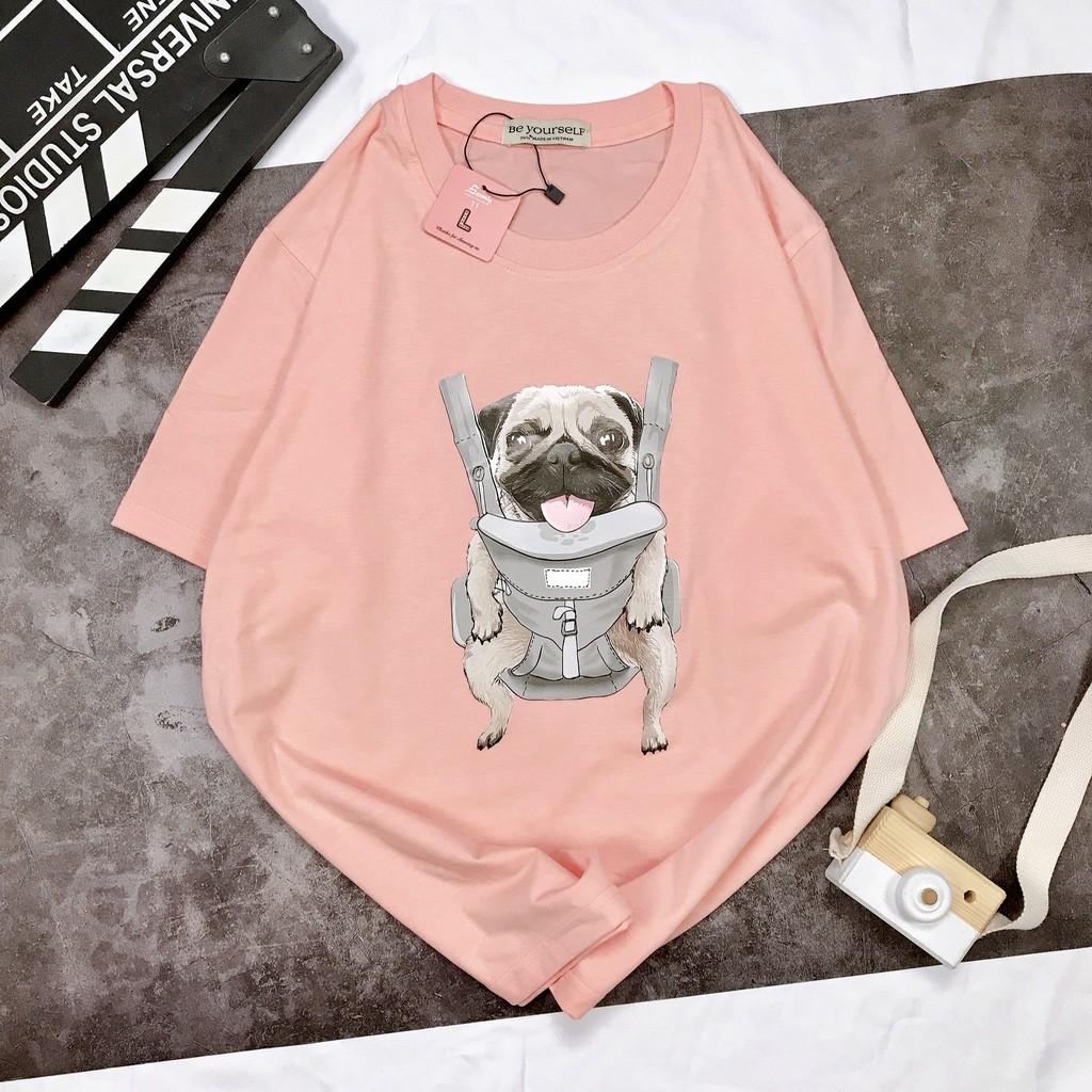 - Áo thun tay ngắn Be Yourself unisex size M L - CHÓ BALO