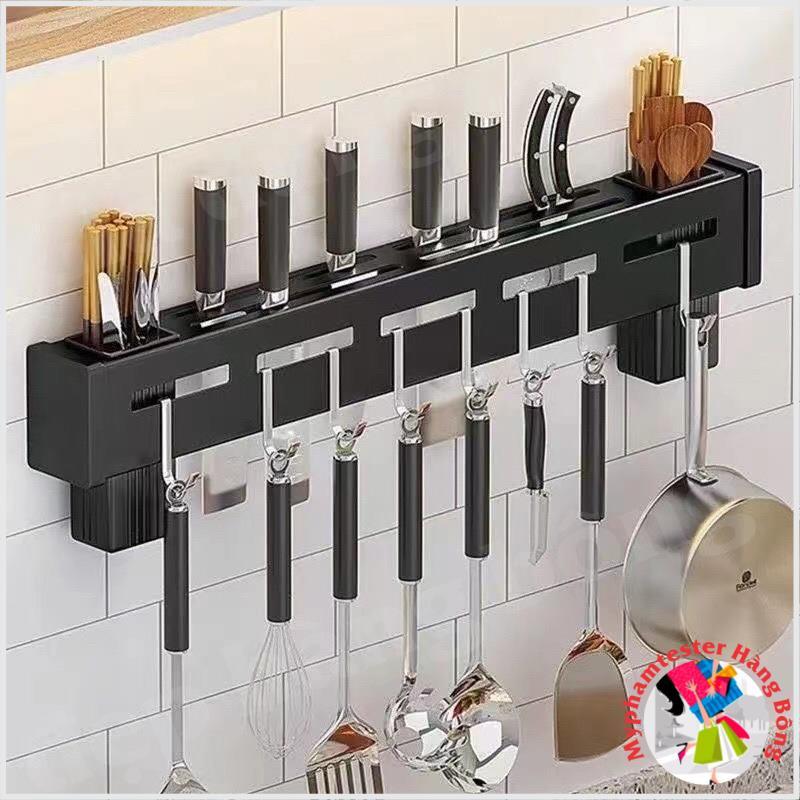 Kệ để dao giá treo dao thớt treo đồ nhà bếp cài dao dán tường QUANGLONG Đồ dùng nhà bếp đa năng bằng Inox không rỉ sét
