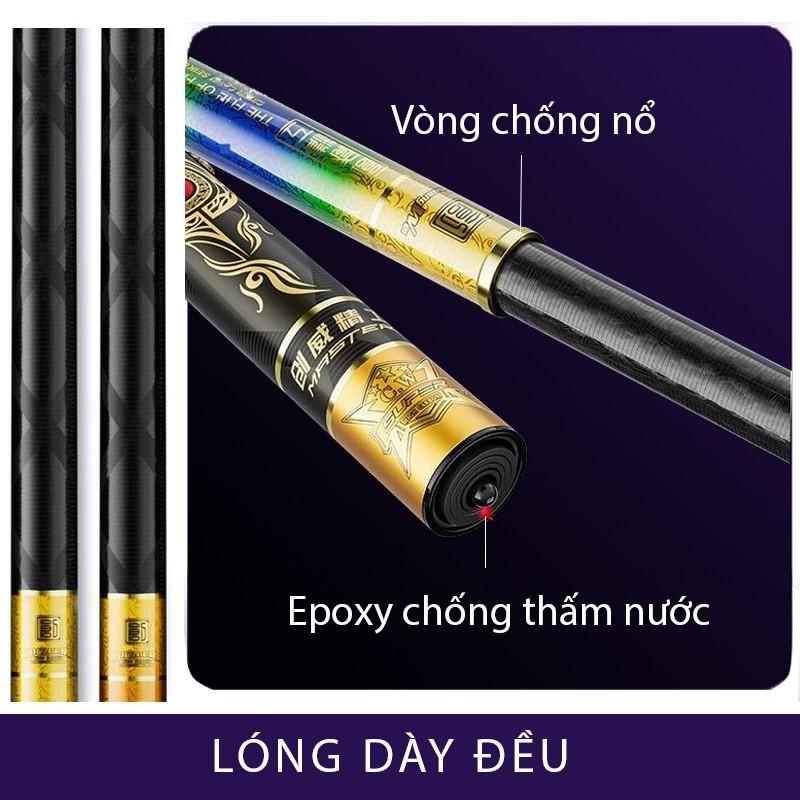 Cần câu tay Chuangwei Ngọc Kỳ Lân chuyên câu đài độ cứng 4H, 6H nội địa Trung Quốc CC-15