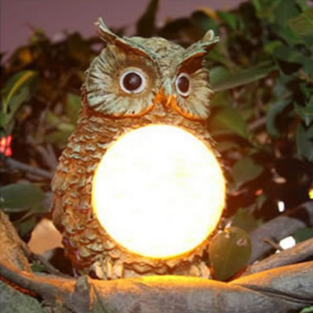 Garden Solar Lights Outdoor Bird Lights OWL LED Decorative Garden Lights
