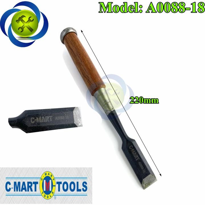Đục thợ mộc cán gỗ C-Mart A0088-18 18mm