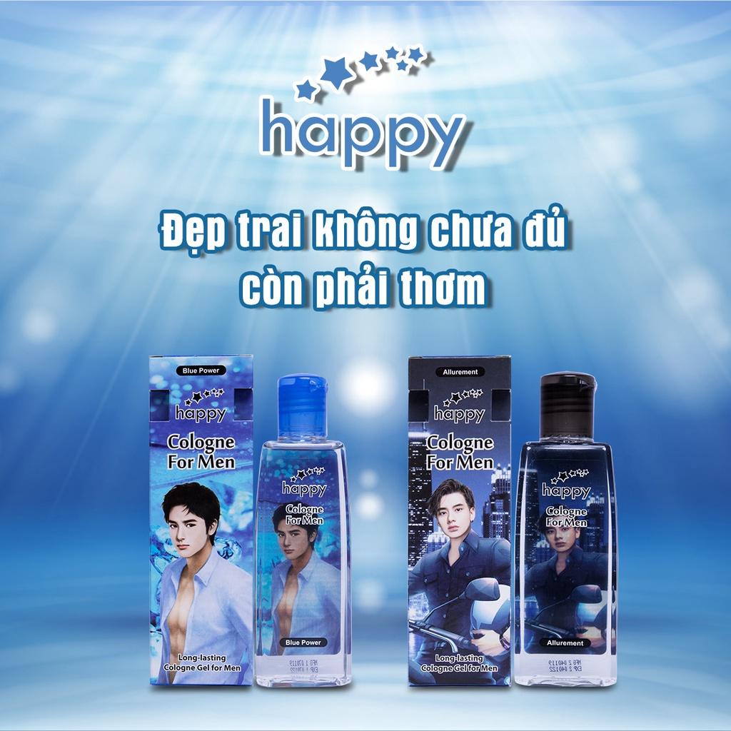 NƯỚC THƠM NAM HAPPY ALLUREMENT Khử Mùi Cơ Thể Lưu Hương Nam Tính (Hàng Nhập THÁI)