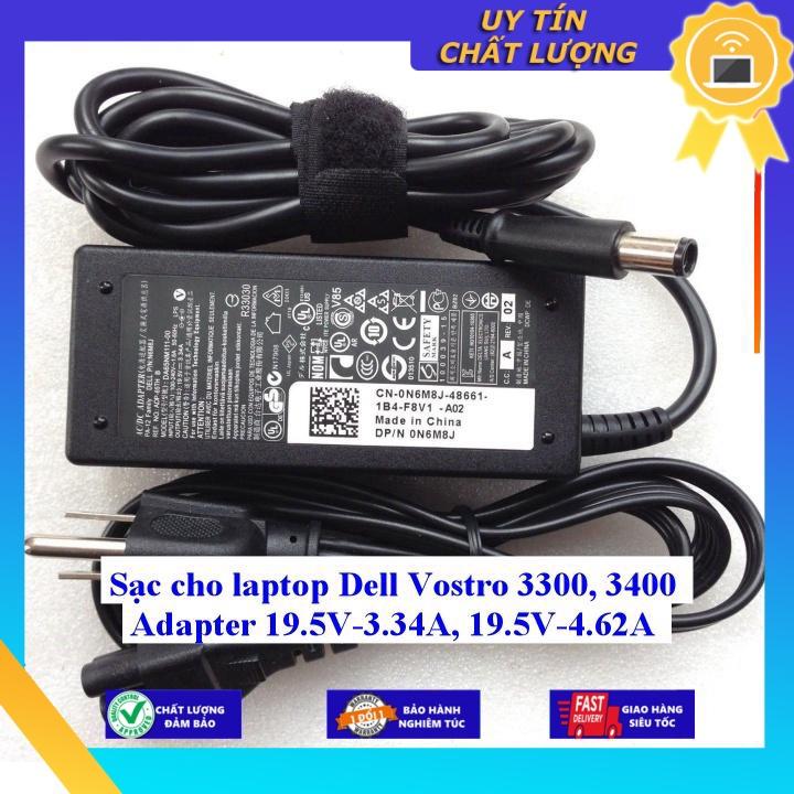 Sạc cho laptop Dell Vostro 3300 3400 Adapter 19.5V-3.34A 19.5V-4.62A - Hàng Nhập Khẩu New Seal