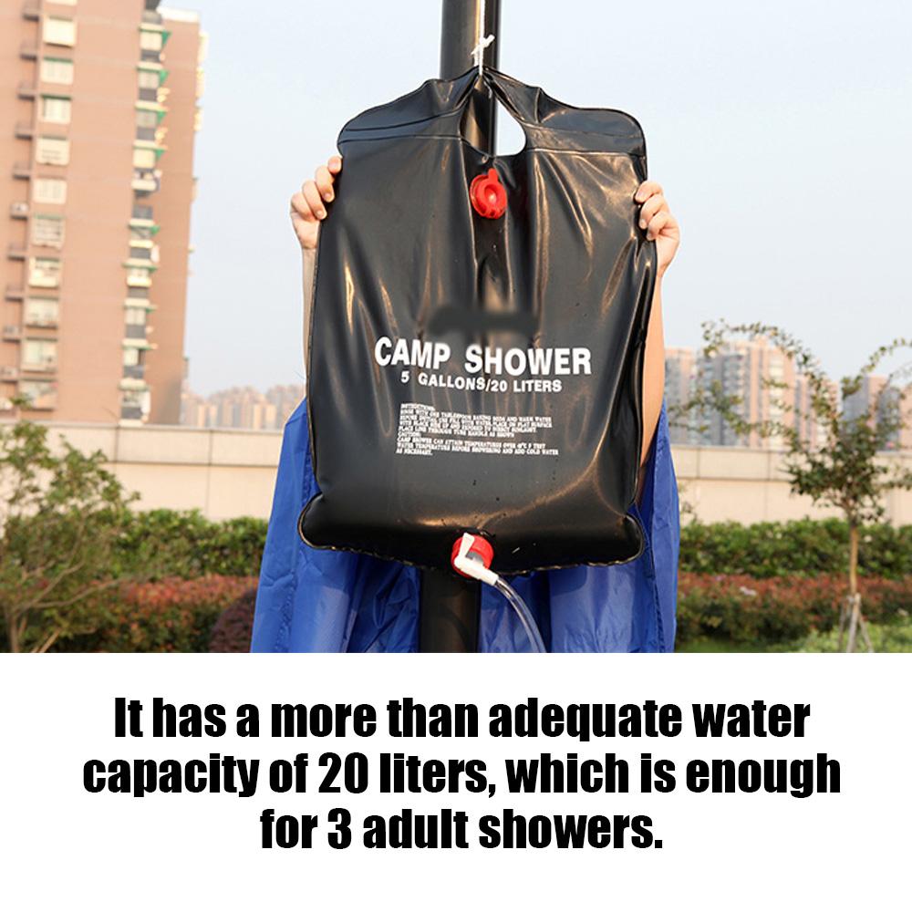 Túi tắm nước nóng năng lượng mặt trời 20 lít