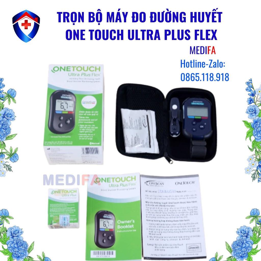 Máy Đo Đường Huyết OneTouch Ultra Plus Flex Trọn Bộ Cho Kết Quả Nhanh Chóng, Chính Xác 99%, Bảo Hành Trọn Đời