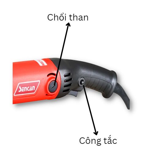 Máy mài góc tay dài công tắc bóp 100mm Sencan 541002