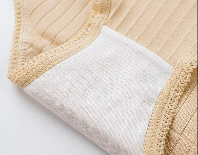 Combo 10 Quần Lót Cotton Tăm Gân Sọc Bản To - Trộn Màu Ngẫu Nhiên- Freesize