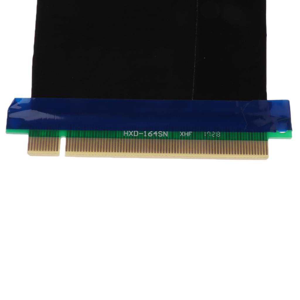 PCI-E   16X Riser Card Adapter Flexible Extension Cable 164Pin